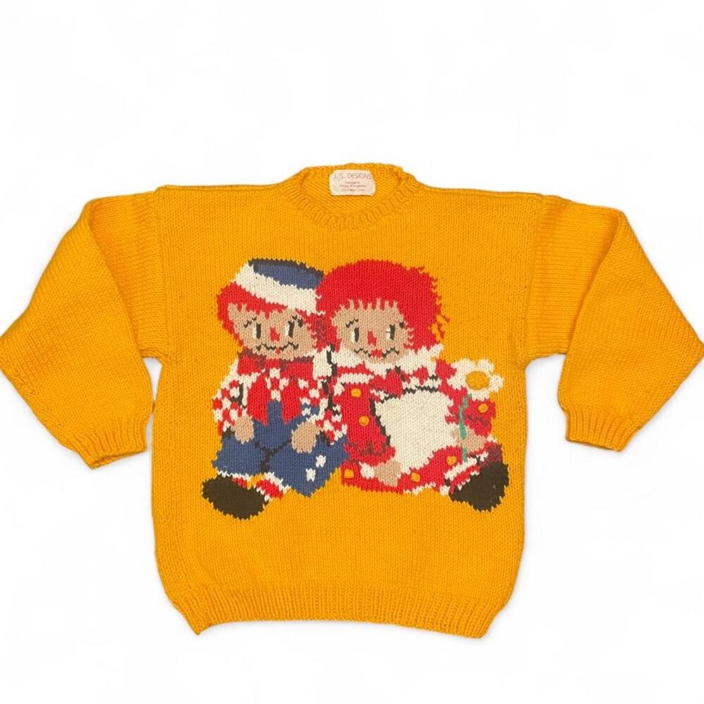 90s vintage yellow kids raggedy